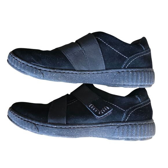 Clarks Caroline Holly Black Suede Slip-On Comfort Loafer Flats Size 9 - Picture 8 of 16